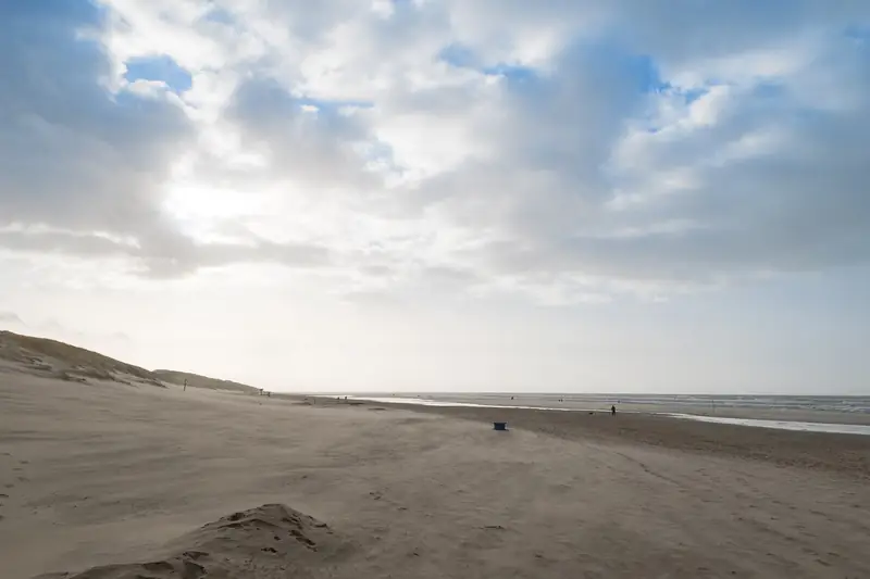 Der Strand in Camperduin  Holland